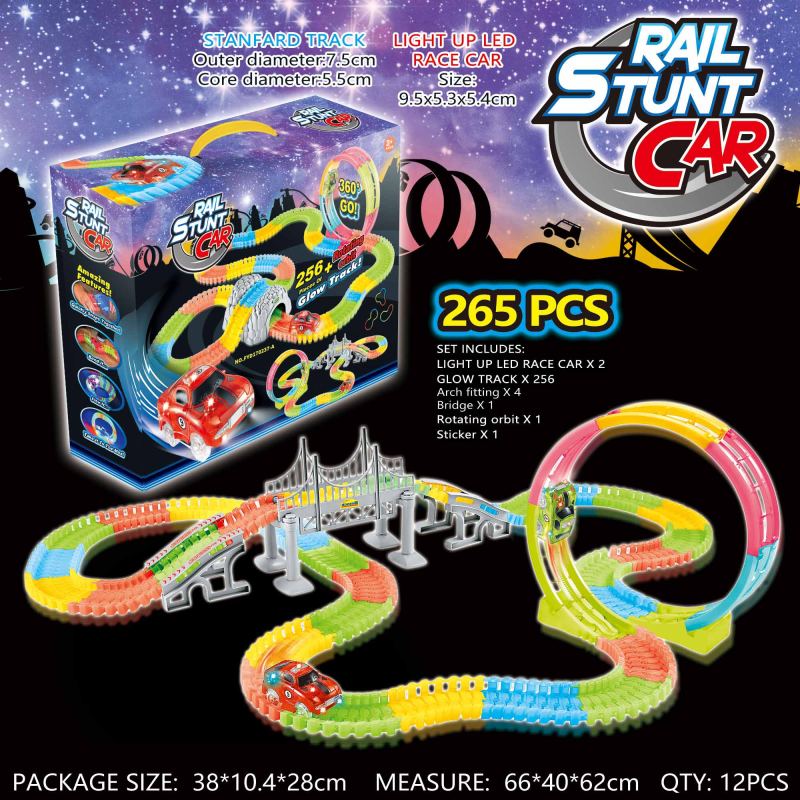 360° Rail Stunt Car Set